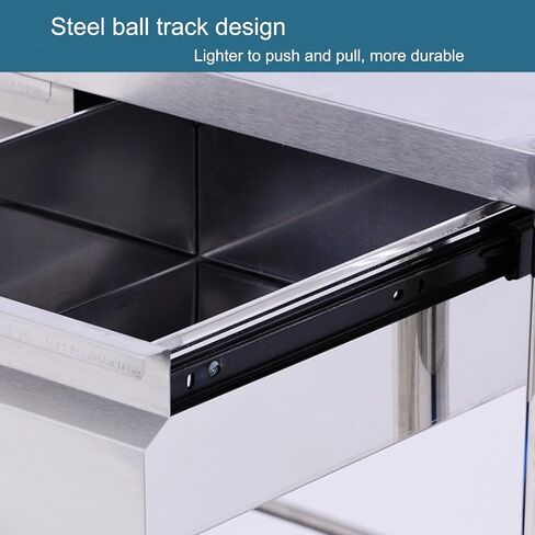 Trolley Cart, Carts with Wheels, Lab Serving Cart, Dental Office Rolling Cart with with Dirt Buckets Drawers, for Dental Lab in Saudi Arabia