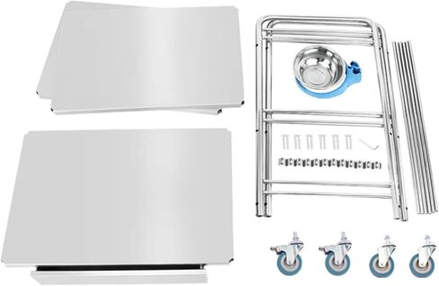 Stainless Steel Trolley Cart Dental Lab Cart Portable Serving Trolley On Wheels - Lab Equipment, for Facilities in Saudi Arabia
