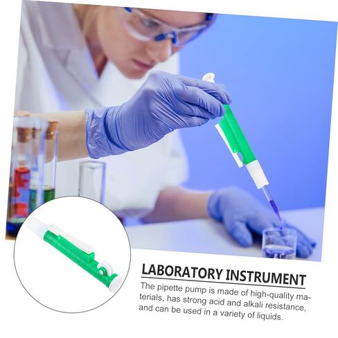 Laboratory Pipette Pump Liquid Transfer Instrument with Thumb Wheel for Easy One Hand Operation Acid and Alkali Resistant for Labs and Chemistry in Saudi Arabia