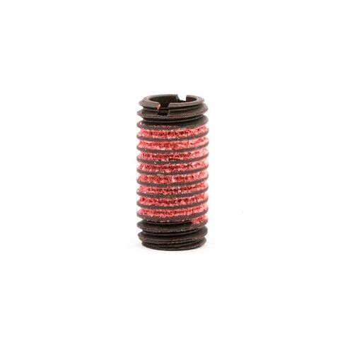 E-Z Lok Externally Threaded Insert, C12L14 Carbon Steel, Meets AISI 12L14, 5/16"-18 Internal Threads, 1/2"-13 External Threads, 1.000" Length, Made in US (Pack of 5) in Saudi Arabia