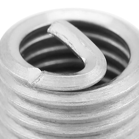Hapivida Thread Repair Inserts, Stainless Steel SS304 Coiled Wire Helical Screw Inserts M6 x 1.0 x 3D Length (50pcs) for Thread Restoration in Aluminum Magnesium Parts in Saudi Arabia