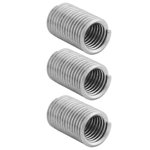 Hapivida Thread Repair Inserts, Stainless Steel SS304 Coiled Wire Helical Screw Inserts M6 x 1.0 x 3D Length (50pcs) for Thread Restoration in Aluminum Magnesium Parts in Saudi Arabia