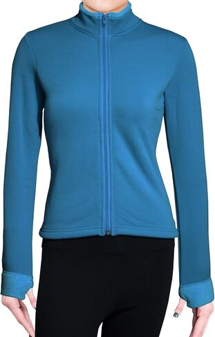 سترات NY2 SPORTSWEAR للتزلج على الجليد من الصوف القطبي من Polartec J1010 (أزرق مخضر، مقاس صغير للأطفال) in Kuwait