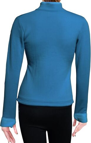 سترات NY2 SPORTSWEAR للتزلج على الجليد من الصوف القطبي من Polartec J1010 (أزرق مخضر، مقاس صغير للأطفال) in Kuwait