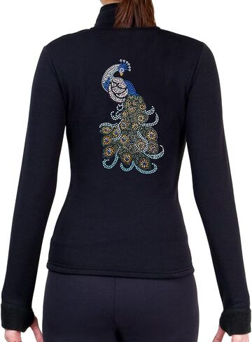 NY2 SPORTSWEAR Figure Skating Polartec Polar Fleece Jacket with Rhinestones JR21 - Child Sizes in Saudi Arabia