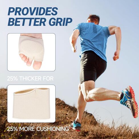 وسادات هلامية لمشط القدم، وسائد دعم لمقدمة القدم لتخفيف الألم، وسادات ألم مشط القدم قابلة لإعادة الاستخدام للنساء والرجال (كبير) in Kuwait