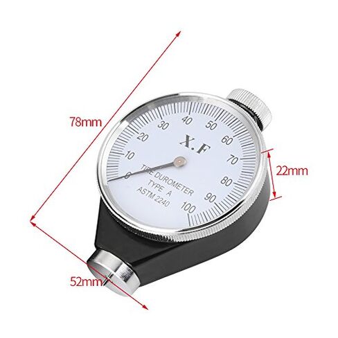 Rubber Hardness Tester, Shore Type O Rubber Tire Durometer Hardness Tester Meter 0-100 HA (O Type) in Saudi Arabia