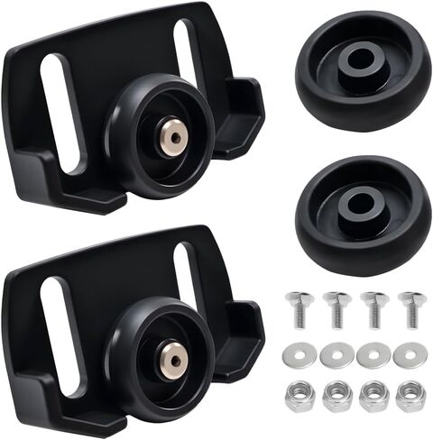 قطعتان من أحذية التزلج المتدحرجة 490-241-0038 متوافقة مع Mtd Craftsman Troy-Bilt Cub Cadet Ariens والمزيد تتضمن مجموعة أدوات وعجلة بلاستيكية in Kuwait