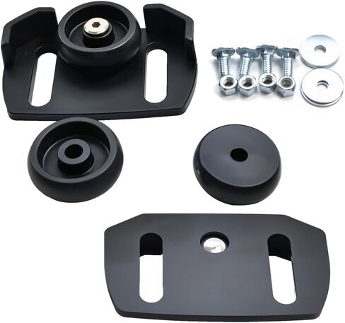 قطعتان من أحذية التزلج المتدحرجة 490-241-0038 متوافقة مع Mtd Craftsman Troy-Bilt Cub Cadet Ariens والمزيد تتضمن مجموعة أدوات وعجلة بلاستيكية in Kuwait