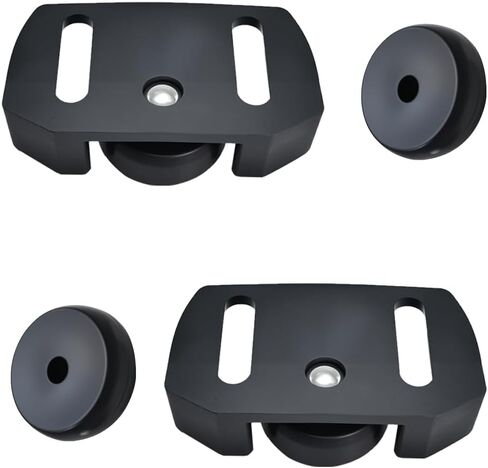 قطعتان من أحذية التزلج المتدحرجة 490-241-0038 متوافقة مع Mtd Craftsman Troy-Bilt Cub Cadet Ariens والمزيد تتضمن مجموعة أدوات وعجلة بلاستيكية in Kuwait