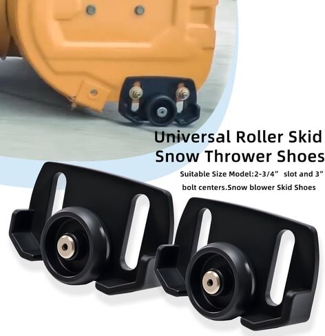 قطعتان من أحذية التزلج المتدحرجة 490-241-0038 متوافقة مع Mtd Craftsman Troy-Bilt Cub Cadet Ariens والمزيد تتضمن مجموعة أدوات وعجلة بلاستيكية in Kuwait