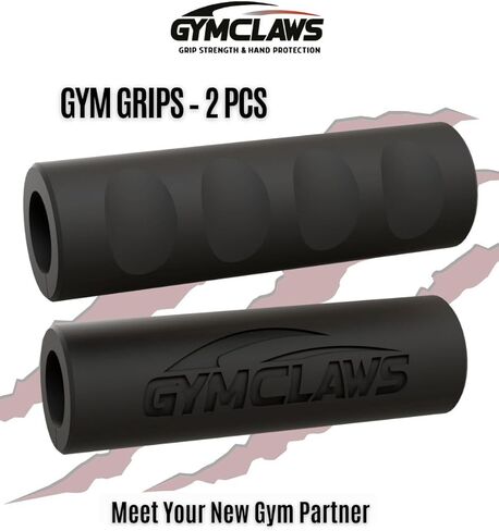 Gym Gripper, Adaptive Foam Hand Protection Pads, Universal Fit for Weightlifting and Strength Training, 2-Pack, Black in Saudi Arabia
