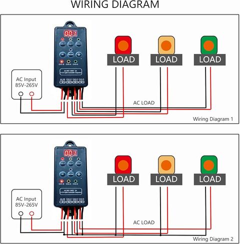 AC 110/240V 3 Channel Light Controller Sequencer with 50+ Modes,Easy to Program and Fix Installation with Mini Shell Protection in Saudi Arabia