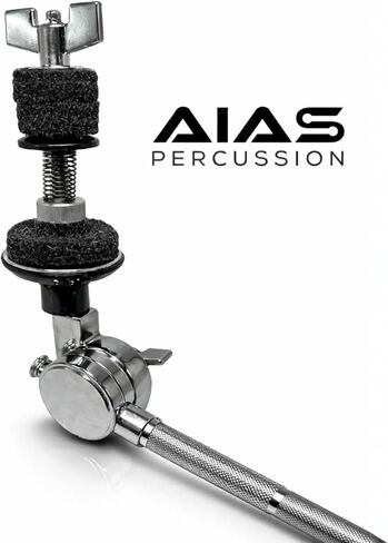 AIAS Auxiliary Hi-Hat Arm – Adjustable Drum Hardware Mount with Rotating Clamp for Remote Hi-Hat Cymbals in Kuwait