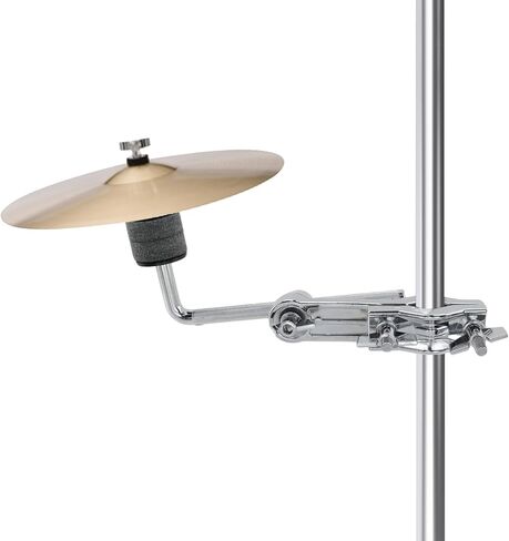 Oedema Drum Cymbal Arm Cymbal Stand Extension Arm with Clamp Holder Bracket Percussion Instrument Accessories for Music Instrument, Drum, Silver in Saudi Arabia