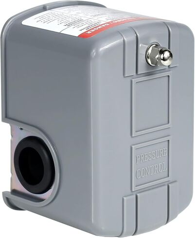 مفتاح ضغط المياه WASSERMANN، 40-60 رطل لكل بوصة مربعة 1/4 بوصة مفتاح ضغط NPT أنثى لمضخة الآبار الكهربائية للتحكم التلقائي، مفتاح ضاغط الهواء التفاضلي القابل للتعديل in Kuwait