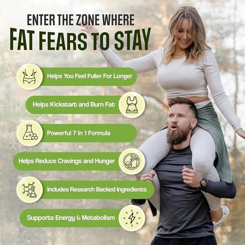 GLP-1 Shred Zone - حبوب إنقاص الوزن للنساء والرجال + دعم مثبط الشهية - يدعم المسارات الصحية المرتبطة بنشاط GLP-1 - مكمل حارق الدهون - 60 كبسولة in Kuwait