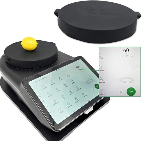 غطاء غبار لوعاء الوزن من السيليكون متوافق مع Thermomix TM7 لحماية الوزن، ويحافظ على نظافة منطقة الميزان ويمكن وزنه مباشرة على الملحقات العلوية المتوافقة مع Thermomix TM7 in Kuwait