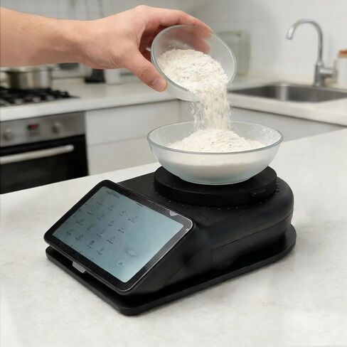 غطاء غبار لوعاء الوزن من السيليكون متوافق مع Thermomix TM7 لحماية الوزن، ويحافظ على نظافة منطقة الميزان ويمكن وزنه مباشرة على الملحقات العلوية المتوافقة مع Thermomix TM7 in Kuwait