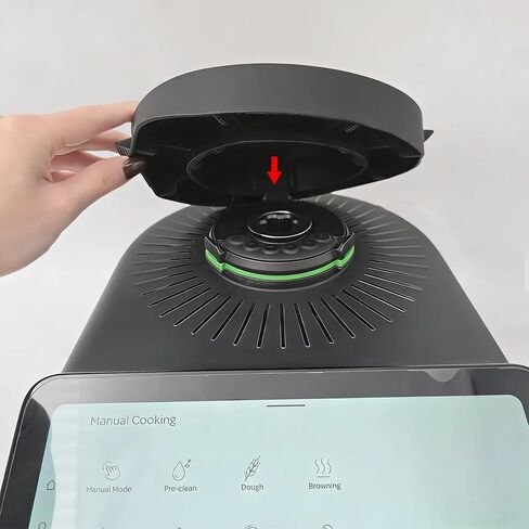 غطاء غبار لوعاء الوزن من السيليكون متوافق مع Thermomix TM7 لحماية الوزن، ويحافظ على نظافة منطقة الميزان ويمكن وزنه مباشرة على الملحقات العلوية المتوافقة مع Thermomix TM7 in Kuwait