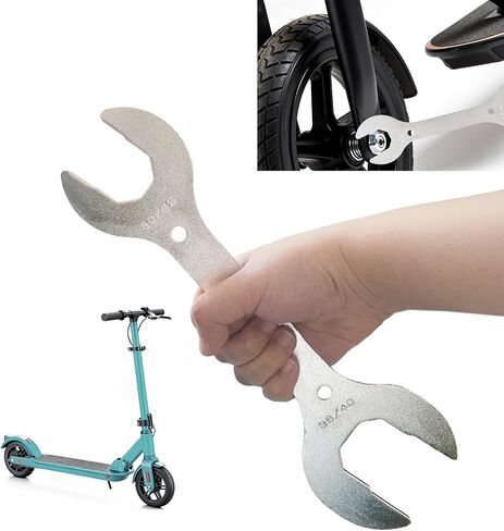 WAKALALA 4-in-1 Dual-Scene Headset Wrench (30/32/36/40mm) | Heavy Duty Forged Steel Spanner Tool for Scooter & Bicycle Head Tube Repair | Rustproof, Non-Slip Grip in Saudi Arabia