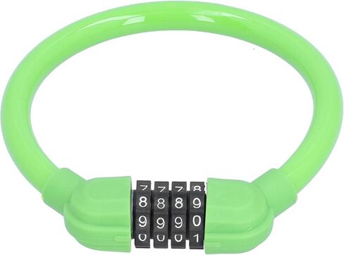 Bike Lock Cable, 4-Digit Number High Security Locks, Rustproof, Convenient to Carry, for Cycling Outdoors in Saudi Arabia