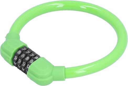 Bike Lock Cable, 4-Digit Number High Security Locks, Rustproof, Convenient to Carry, for Cycling Outdoors in Saudi Arabia