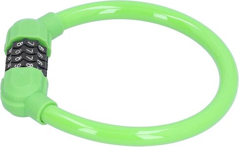 Bike Lock Cable, 4-Digit Number High Security Locks, Rustproof, Convenient to Carry, for Cycling Outdoors in Saudi Arabia