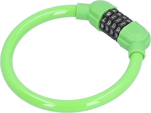 Bike Lock Cable, 4-Digit Number High Security Locks, Rustproof, Convenient to Carry, for Cycling Outdoors in Saudi Arabia