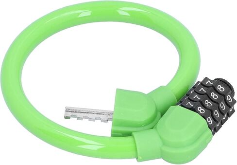 Bike Lock Cable, 4-Digit Number High Security Locks, Rustproof, Convenient to Carry, for Cycling Outdoors in Saudi Arabia