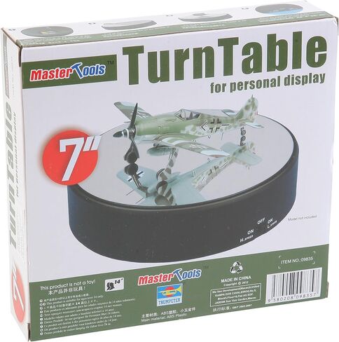 Trumpeter Battery Operated Round Mirrored Display Turntable for Model Kits (TSM- 9835) in Saudi Arabia