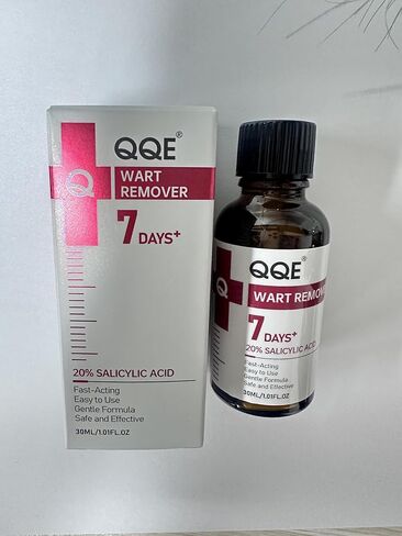 سائل مزيل الثآليل بحمض الساليسيليك بنسبة 20%، مزيل الثآليل بدون ألم للأخمصي، الشائع، الثآليل المسطحة، ذرة القدم لأجزاء متعددة من الجسم (عبوة من قطعة واحدة) in Kuwait