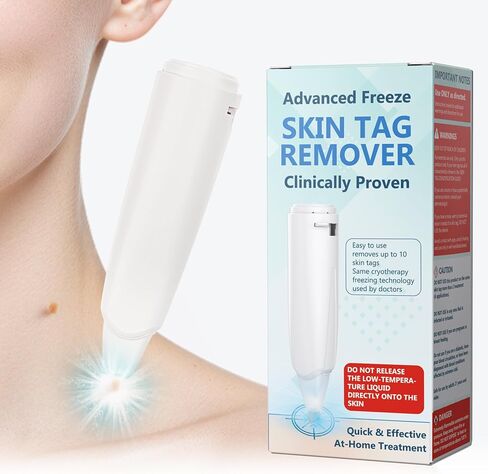 Skin Clinic Freeze Point for Warts and Skin Tags, 1 Warts and SkinTag Removal Kit About 10 Treatments, Safe Home Use Cryogenic Freeze-Off Kit, Wart and SkinTags Removal in 7-14 Days 01271740 in Kuwait