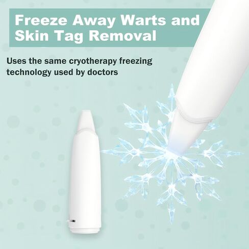 Skin Clinic Freeze Point for Warts and Skin Tags, 1 Warts and SkinTag Removal Kit About 10 Treatments, Safe Home Use Cryogenic Freeze-Off Kit, Wart and SkinTags Removal in 7-14 Days 01271740 in Kuwait