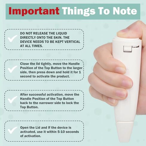 Skin Clinic Freeze Point for Warts and Skin Tags, 1 Warts and SkinTag Removal Kit About 10 Treatments, Safe Home Use Cryogenic Freeze-Off Kit, Wart and SkinTags Removal in 7-14 Days 01271740 in Kuwait