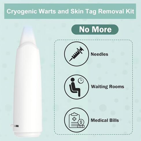 Skin Clinic Freeze Point for Warts and Skin Tags, 1 Warts and SkinTag Removal Kit About 10 Treatments, Safe Home Use Cryogenic Freeze-Off Kit, Wart and SkinTags Removal in 7-14 Days 01271740 in Kuwait