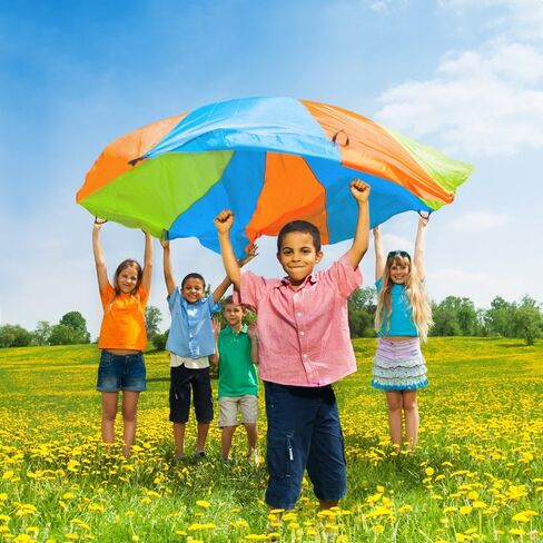 10 قدم. مظلة قطرية بتصميم متعدد الألوان وثمانية مقابض من K-Roo Sports in Kuwait