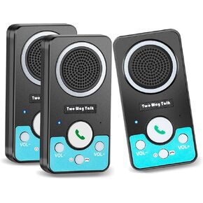 Intercoms Wireless for Home, Full Duplex 2 Way Intercom System, 1500ft Long Range Intercom with 8 Volume Levels, Rechargeable Battery & 4 Chime for Home Office & Business (3 Pack) in Kuwait