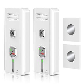 Wireless Intercom System for Home, 2-Way Audio Hands-Free Communication, 1600ft Long Range, 3 Ringtones 5 Volume Levels House/Office/Classroom(2 Pack, White) in Kuwait