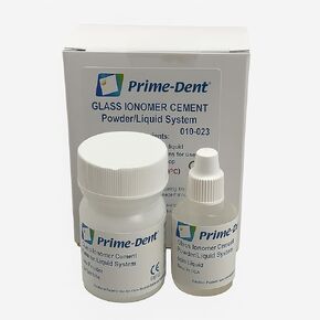 Prime Dental 010-023 Prime-Dent Glass Ionomer Liner Cement Kit Powder & Liquid in Kuwait