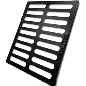 شبكة تصريف من الحديد الزهر مقاس 20 × 12 بوصة، غطاء قناة للمشاة شديد التحمل من الفئة A بوزن 3372 رطلًا، شبكة تصريف للخندق في الهواء الطلق، غطاء مجاري معدني مستطيل أسود لحركة القدم (صحيح 19.7 × 11.8) in Kuwait