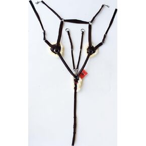 صدرية تشالنجر تاك هورس من الجلد الإنجليزي المبطن بخمس نقاط مرتفعة مع حشوة من فراء الحمل الأصلي 803933MGP in Kuwait