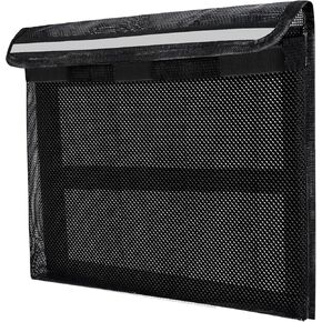 Bolaxin Boat Storage Bag, Boat Storage Caddy Organizer, Reflective Leak-Proof Mesh Bag with Lid, Adhesive Mount, 13.4"x9.8", for Gloves, Flashlight in Saudi Arabia