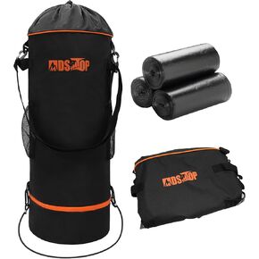 MDSTOP Portable Boat Trash Can, Reusable Boat Garbage Bag, Includes 10-13 Gallon Garbage Bag Snaps Inside, Odor & Leak Resistant, Pontoon Boat Accessories for Boating, Camping, Fishing, Kayak, RV in Kuwait