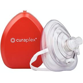 CPR Pocket Mask with Oxygen Inlet and Carrying Case in Kuwait