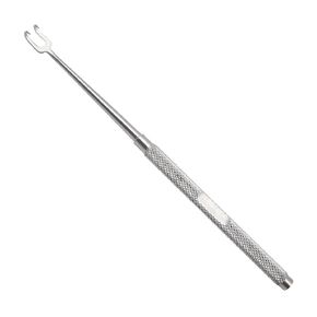 Stellmacher Skin Handling Instrument – Dual Fine Tips, Premium Stainless Steel Utility Tool | Educational Model Practice & Precision Handling Aid (Double Hook) in Kuwait