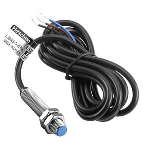 Heschen M8 Inductive Proximity Sensor Switch, Shield Type, LJ8A3-1-Z/AX-DC5V, Detector 1mm, 5VDC 200mA, NPN Normally Closed(NC), 3 Wire in Kuwait