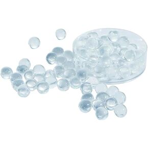 ECYC 1000 قطعة 2.5 مم خرز زجاجي مغلي، أحجار غليان زجاجية شفافة مستديرة صلبة مضادة للغليان، خرز مقاوم للصدمات لتسخين السائل في تجربة المختبر in Kuwait