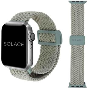 Solace Bands Imperium Adapt Wide Adjustable Nylon Braided Watch Band - Compatible with All Apple Watches - Solace Apple Watch Bands for Women & Men - Smart Watches Band Series 11-1, Ultra, SE in Kuwait