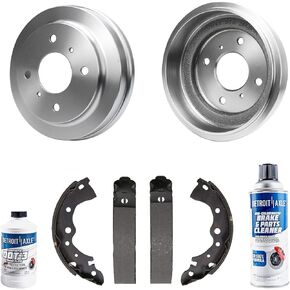 Detroit Axle - REAR Brake Kit for 2001-2006 Nissan Sentra Brake Drums Brakes Shoes 2002 2003 2004 2005 Replacement in Kuwait